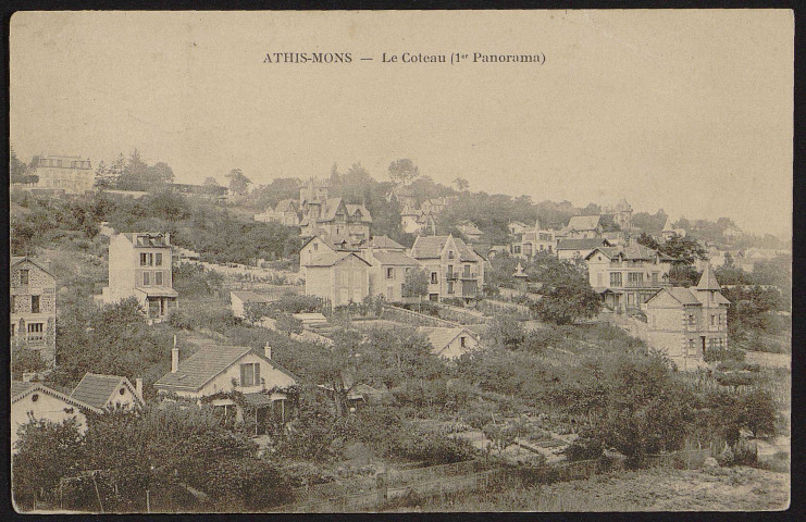 Athis-Mons.- Le coteau (1er panorama) 