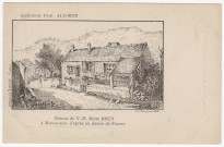 MARCOUSSIS. - Maison de V.H. Malte Brun à Marcoussis, d'après un dessin de Forest. Editeur Seine-et-Oise Artistique et Pittoresque, collection Paul Allorge. 