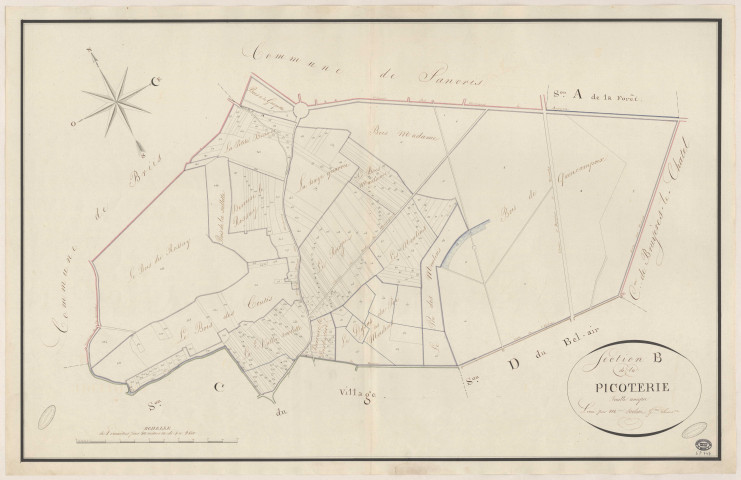 FONTENAY-LES-BRIIS. - Section B : Picoterie (la). 