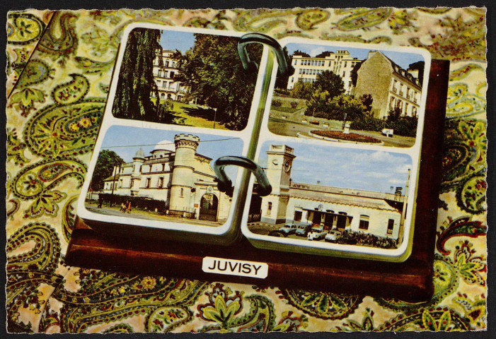 JUVISY-SUR-ORGE.- Divers aspects de la ville (9 juillet 1973).