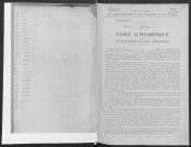 JUVISY-SUR-ORGE, bureau de l'enregistrement. - Tables des successions, volume 2, 1927 - 1929. 