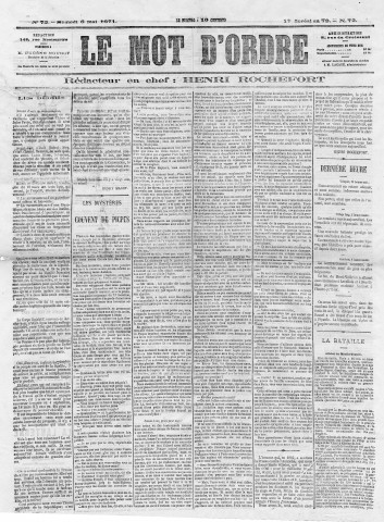 n° 72 (6 mai 1871)