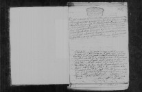 BLANDY. Paroisse Saint-Maurice : Baptêmes, mariages, sépultures : registre paroissial (1721-1780). [lacunes : B.M.S. (1724-1731). relié en désordre (1768-1780)]. 