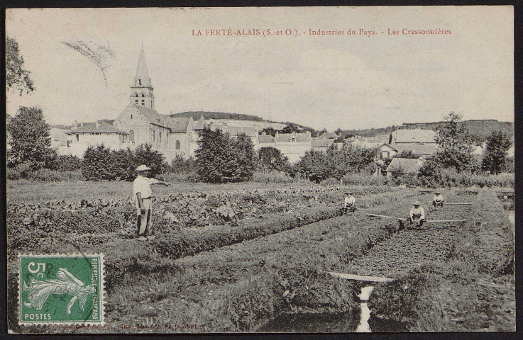 Ferté-Alais (la).- Industries du pays : Les cressonnières (1er septembre 1908). 