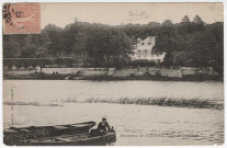 SAINTRY-SUR-SEINE. - Environs de Corbeil, vue d'une propriété sur Champlâtreux [Editeur Mardelet, 1905, timbre à 10 centimes]. 