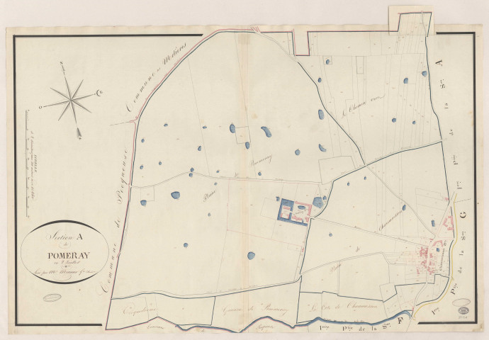LIMOURS-EN-HUREPOIX. - Section A : Pomeray (le), 2e feuille. 