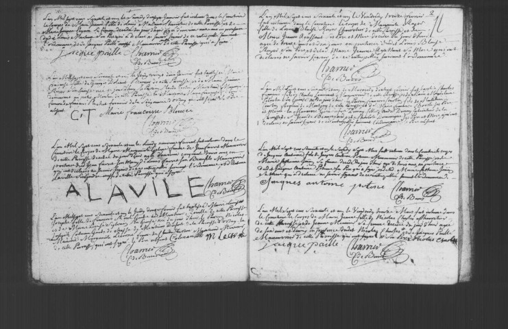 BURES-SUR-YVETTE. Paroisse Saint-Mathieu : Baptêmes, mariages, sépultures : registre paroissial (1761-1780). 