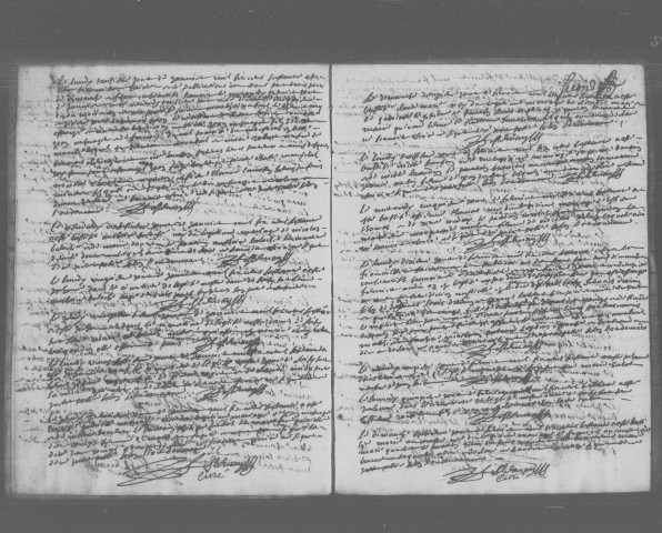 SOISY-SUR-SEINE. Paroisse Notre-Dame : Baptêmes, mariages, sépultures : registre paroissial (1660-1663, 1693-1722). 
