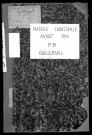 GUILLERVAL. - Matrice des propriétés bâties [cadastre rénové en 1957]. 