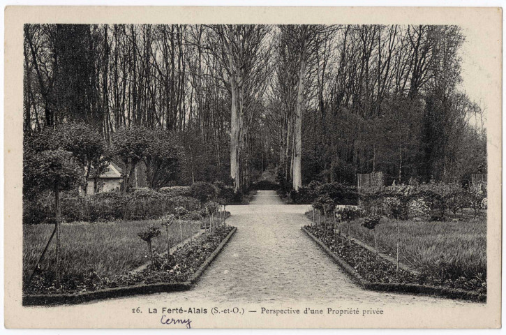 FERTE-ALAIS (LA). - Perspective d'une propriété privée [Editeur Tirache]. 