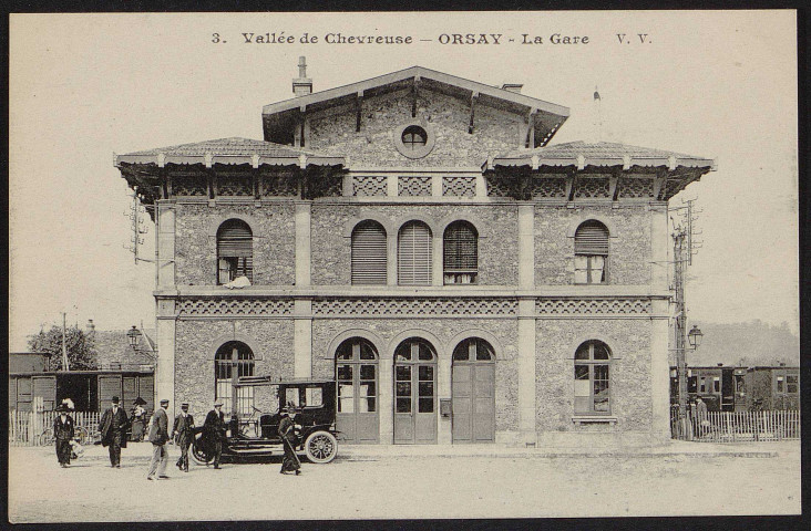 ORSAY.- La gare [1907-1920].