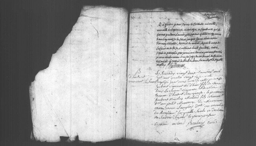 ORMOY. Paroisse Saint-Jacques et Saint-Christophe : Baptêmes, mariages, sépultures : registre paroissial (1781-1791). 