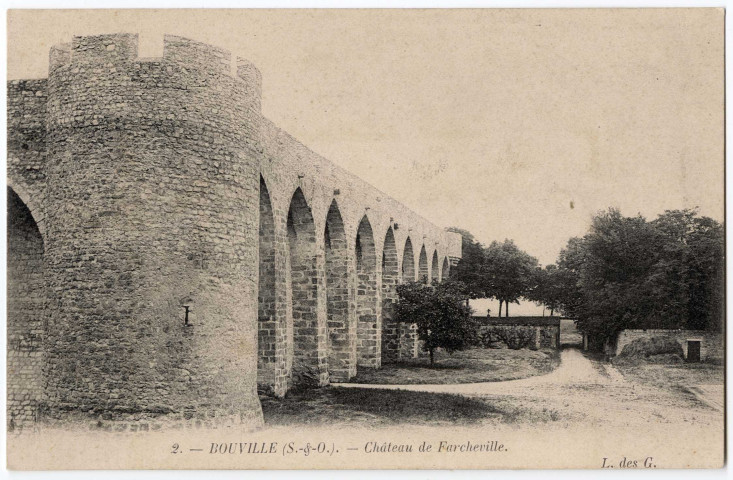BOUVILLE. - Château de Farcheville, L. des G. 