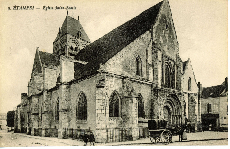 ETAMPES. - L'église Saint - Basile, sans date. Editeur Rameau. 