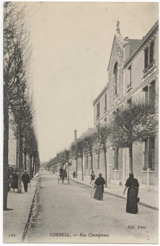 CORBEIL-ESSONNES. - Rue Champlouis, ND. 