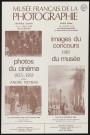 BIEVRES.- Expositions : Images du concours 1985 du musée. photographies du cinéma 1923-1933. André Reybas, Musée français de la photographie, 27 novembre 1985-30 janvier 1986. 