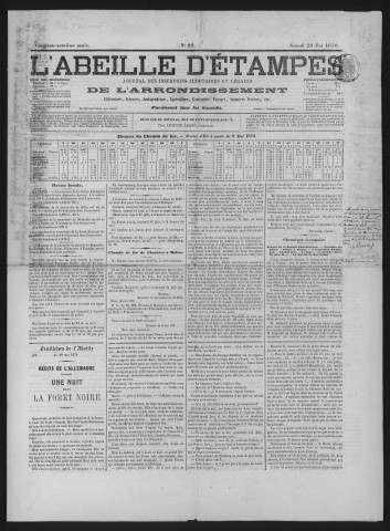 n° 22 (28 mai 1870)