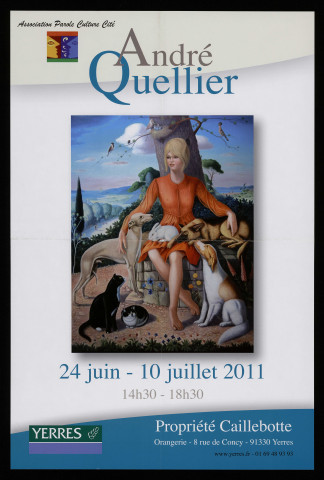 YERRES.- Exposition : André Quellier, Propriété Caillebotte, 24 juin-10 juillet 2011. 