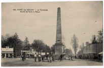 BRUNOY. - La pyramide. Route de Paris à Melun, Mulard, 1916, 16 lignes, ad. 