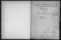 TORFOU - Registres paroissiaux. - Registre des baptêmes, mariages et sépultures (1790 - an 7 [1798] ). 