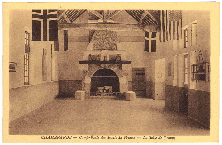 Chamarande, camp-école des Scouts de France : cartes postales [1930]