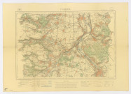 Carte de CORBEIL. - Feuille XXIII - 15 : dressée, héliogravée et publiée par le service géographique de l'armée, 1906. Ech. 1/50 000. Coul. Dim. 0,78 x 0,56. 