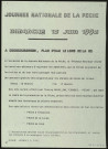 COURCOURONNES. - Journée nationale de la pêche, 10 juin 1990. 