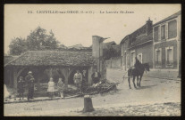 LEUVILLE-SUR-ORGE. - Le lavoir Saint-Jean. Editeur Benoît. 