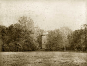 MEREVILLE. - Dépendances : vue du colombier octogone, (1874). 