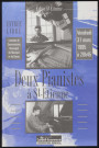 CORBEIL-ESSONNES. - Deux pianistes à Saint-Etienne, Eglise Saint-Etienne, 31 mars 1995. 