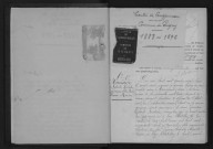 GRIGNY. Naissances, mariages, décès : registre d'état civil (1883-1896). 