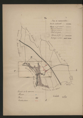 BOUTERVILLIERS (1899). 27 vues de microfilm 35 mm en bandes de 5 vues. 