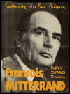 EVRY. - Centenaire des lois laïques avec François MITTERAND, Agora d'Evry (15 mars 1981). 