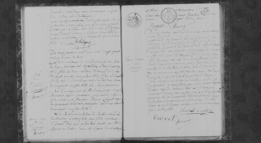 ARPAJON. Naissances : registre d'état civil (1824-1833). 