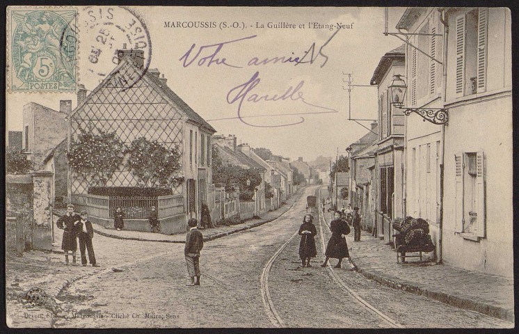 MARCOUSSIS.- La Guillère et l'Etang neuf, 1903.