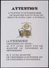 PUSSAY. - A partir d'octobre 2009, le marché nocture de Beauce aura lieu à Pussay le premier vendredi du mois (2009). 
