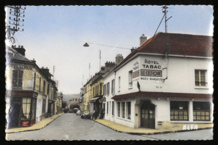 SAINT-CHERON. - La grande rue. (Editeur Alpha, couleur.) 