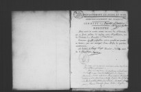 BOUSSY-SAINT-ANTOINE. Naissances, mariages, décès : registre d'état civil (1802-1814). 