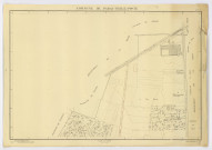 Fonds de plan topographique régulier de PARAY-VIEILLE-POSTE dressé et dessiné par M. POUSSIN, géomètre, vérifié par M. GRANIER, ingénieur-géomètre, feuille 1, 1946. Ech. 1/2.000. N et B. Dim. 0,74 x 1,06. 