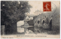 BOUSSY-SAINT-ANTOINE. - Le pont et les arches, Thibault, 1911, 13 lignes, 10 c, ad. 
