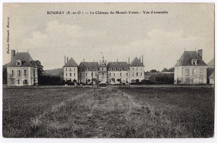 BOURAY-SUR-JUINE. - Château de Mesnil-Voisin, Niémarck, 1916, 10 lignes. 