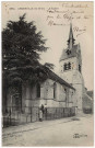ANGERVILLE. - L'église, Sailles, 1916, 28 lignes. 