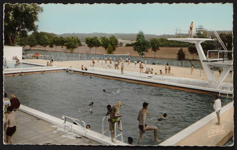 Dourdan .- La piscine (28 mars 1959). 