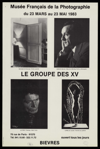 BIEVRES. - Exposition : Le groupe des XV, Musée français de la Photographie, 23 mars-23 mai 1983. 