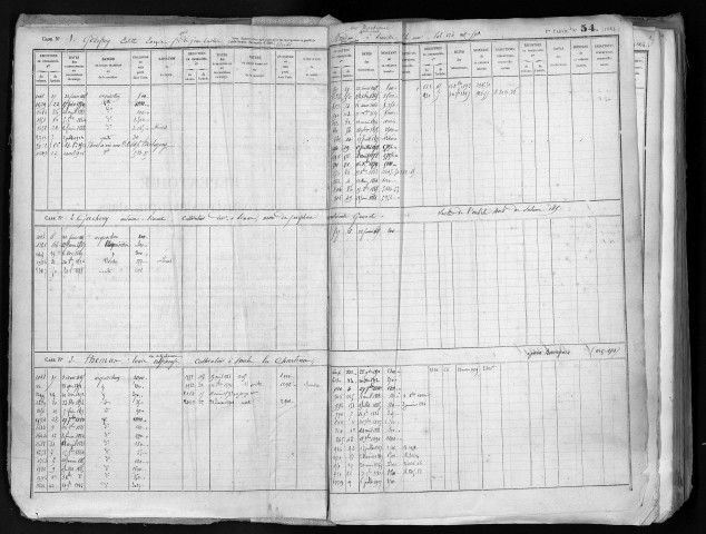 Conservation des hypothèques de CORBEIL. - Répertoire des formalités hypothécaires, volume n° 235 : A-Z (registre ouvert en 1864). 