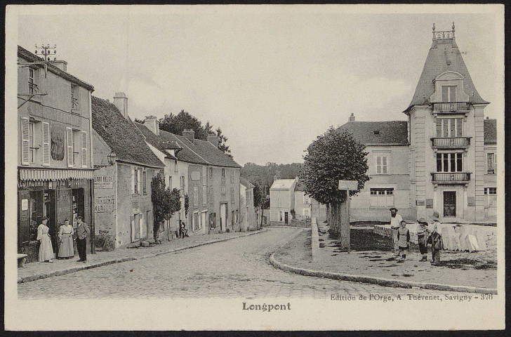 LONGPONT-SUR-ORGE. - Mairie (28 août 1912).