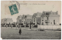 MONTGERON. - Les 13 pavillons, rue de Corbeil [Editeur ELD, 1910, timbre à 5 centimes]. 
