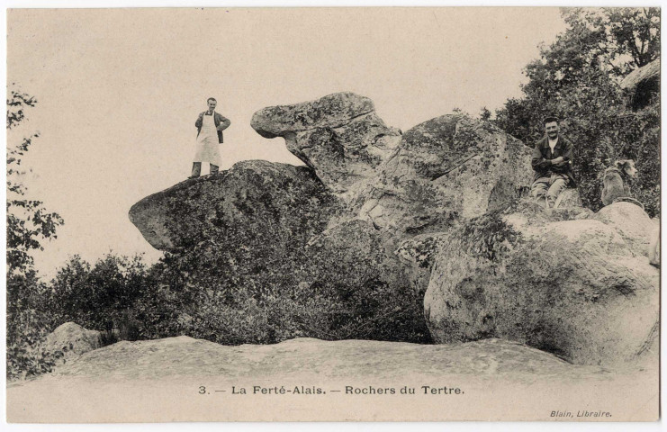 FERTE-ALAIS (LA). - Rochers du Tertre [Editeur Blain]. 