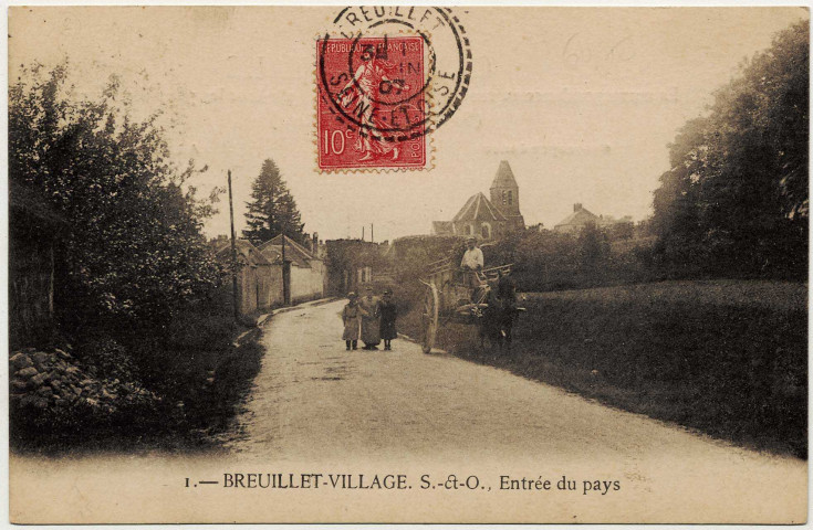 Breuillet : cartes postales (1904-1930).