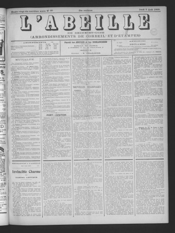 n° 60 (5 août 1909)